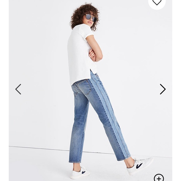 Madewell Cruiser Straight Crop Jeans Pieced Ed. - Picture 4 of 10